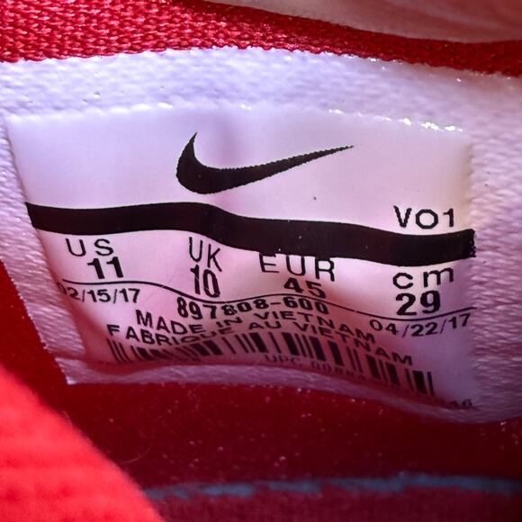 Nike Hyperdunk 2017 TB  Basketball Shoes University Red White 897808-600 Size 11 main image 8